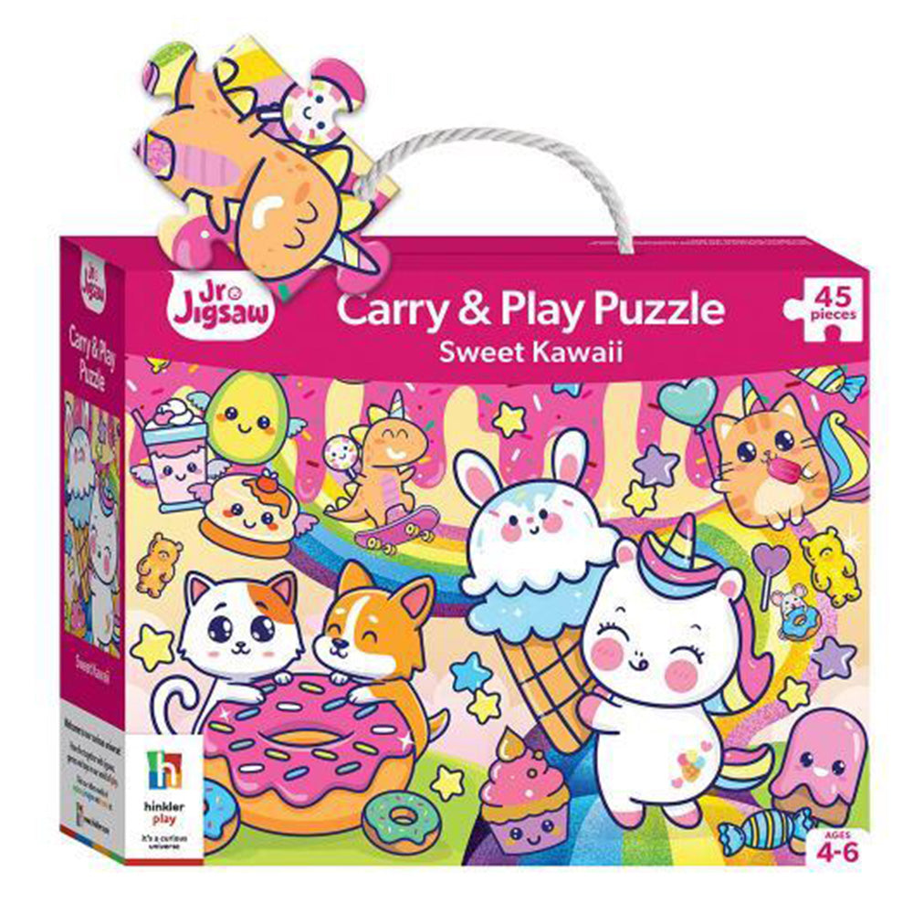 Junior Jigsaw Carry & Play: Sweet Kawaii 45pcs